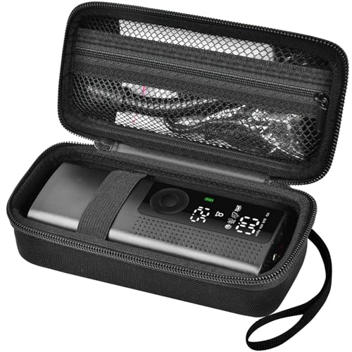 Hard Tire Inflator Case for Airmoto 120 PSI Air Compressor - color: black+black zipper
