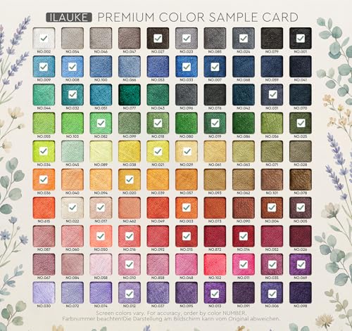 ilauke 40 Spools Sewing Thread Set – 36 Colors + Extra 2 White & 2 Black