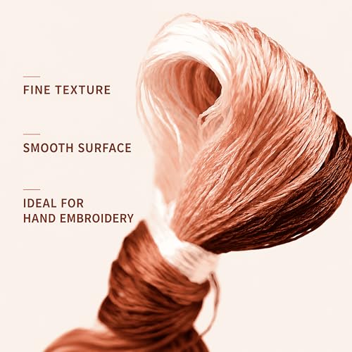 Natural 100% Silk Thread, Handmade Embroidery Thread Silk Floss 10 Colors 110m Each (93) - color: 93