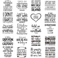 20 Pcs Sarcastic Quotes DTF Transfers Ready to Press - style: Funny