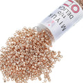 Miyuki Delica Seed Beads - color: DB0411 - Galvanized Gold Dyed