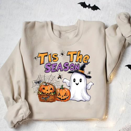 4 Packs Halloween Iron on Patches for Clothing Pink Pumpkin Ghost Heat Transfer Vinyl HTV Decals Black Cat Bat Spider Cat Pattern Iron on Transfer Stickers for T-Shirt Clothes Pillow Hoodie DIY Craft - color: H