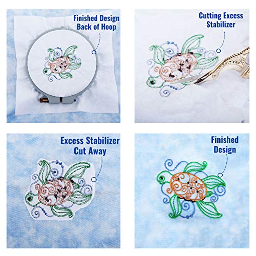 Threadart Cutaway Embroidery Stabilizer - 1.8 oz 12" x 50 yd Roll - size: CUT-AWAY 12"X50YD ROLL