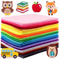 Moukeren 240 Pcs 10 X 12 Inch Felt Sheets, 20 Colors - color: Rainbow, size: 10 x 12 Inch