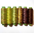 Sue Spargo Eleganza #8 Perle, Six 70yd Spools Polished Cotton for Embroidery (08 - Snakes)
