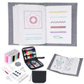 86-Piece Complete Sewing Kit + Illustrated Guide to 106 Embroidery Stitches | DIY Embroidery Kit: A One-Stop Starter Kit to Take You from Beginner to Expert [Portable Embroidery Workshop]