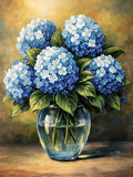 Dugsmgd Flowers Diamond Art Kits for Adults, Diamond Painting 12 X 16 Inch - color: Hydrangea