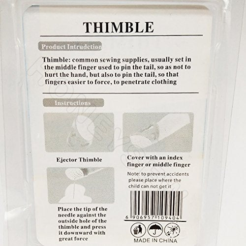 HONEYSEW Soft Comfort Thimble Two Size for Choose (Two Size/Set) - size: Two Size/set