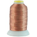 ThreadArt Metallic Embroidery Thread, 1000M, No. L39 - Copper - color: Copper