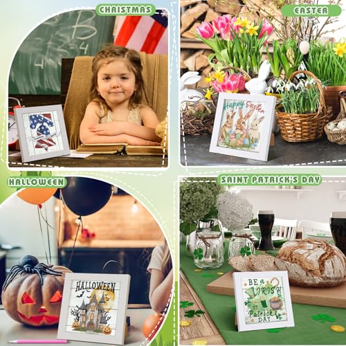 Trandraft 13 Pcs Fall Seasonal Small Diamond Art Kits for Adults Craft - style: Stylish Style
