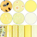 Litchi 6 Pack 8x12 Inch Faux Leather Sheets for Bow Earring, Easy to Cut Vinyl Fabric for Cricut, Durable Fade Resistant Leatherette Without Smell,Yellow Series - color: Yellowmix