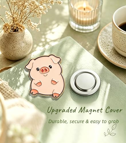 HENYANMHXH Needle Minder Magnet, Cute Magnetic Needle Holder, Piglet - color: Piglet