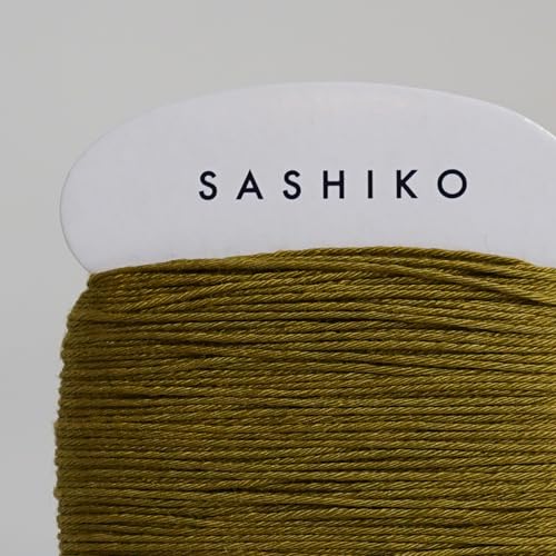 DARUMA Sashiko Thread Card Rolls Set of 3 (32.8 Yards x3) - Sewing & Embroidery, Includes Instruction Manual and Gift Packaging (Thick, Warbler) - color: Warbler, style: Thick