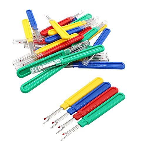 suiwotin 24pcs Seam Rippers Thread Remover, Seam Ripper Tool for Sewing