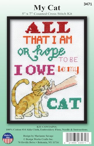 My Cat Counted Cross Stitch Kit