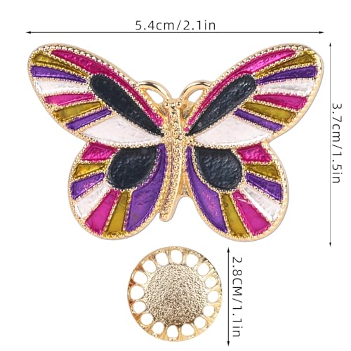 Gosknor Needle Minder Magnet, Butterfly Magnetic Needle Holder Magnetic Cross Stitch Accessories for Cross Stitch Embroidery Sewing Needlework Accessories