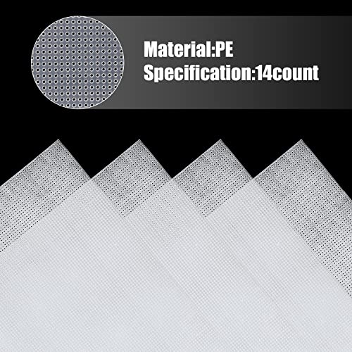 6pcs Plastic Mesh Canvas Sheets