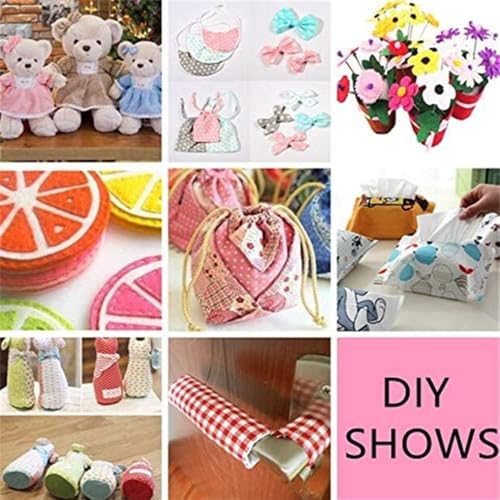 Cotton Fabric DIY Making Supplies Quilting Patchwork Fabric Fat Quarter Bundles DIY for Quilting Cotton Patchwork Cushions (10pcs Mix, 9.8" x 9.8") - color: 10pcs Mix, size: 9.8" x 9.8"