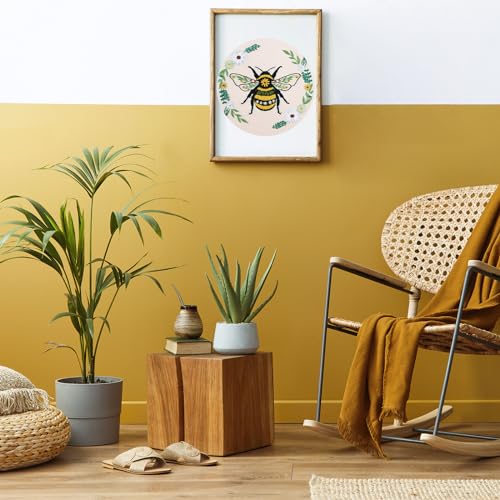 Louise Maelys Bee Embroidery Kit for Beginners Cross Stitch Kit for Adults - color: Kit-3