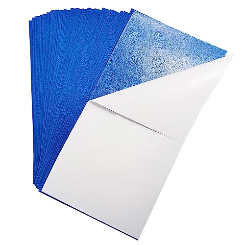 Jtnohx Self Adhesive Felt Sheets Adhesive Backed Felt Fabric Blue 4"x8" - color: Blue