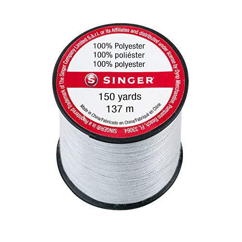 SINGER 60023 All Purpose Polyester Thread, 150-Yard, Nugrey - color: Nurgrey, size: 1- Pack