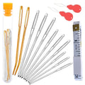 Bubcool Large Eye Blunt Yarn Needles kit, Darning Needles for Yarm & Bent Tapestry Needles, Metal Yarn Needles,Darning Needles for Crocheting,Darning Yarn,Crafting Needle, Carpet Canvas Repair - color: 12 PCS
