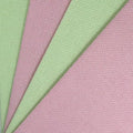 KCS 4 pc of 12" x 18"(30cmx45cm) 14CT Counted Cotton Aida Cloth Cross Stitch Fabric (Pink+Light Green) - color: Pink+light Green