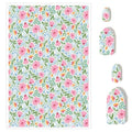 Briartw 10 Sheets Dainty Florals Polymer Clay Transfer Paper,Per Sheet 3.93inch x 5.82inch Polymer Clay Transfer Sheets for DIY Clay Jewelry Making Disposable Stickers - color: Dainty Florals