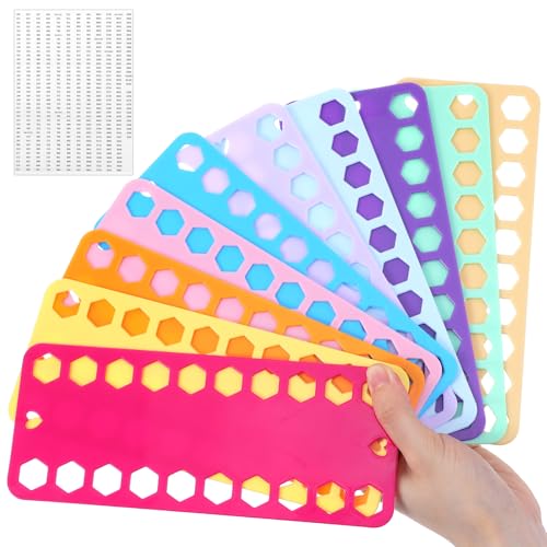 Embroidery Thread Organizer, 10 Colorful Portable with 20 Holes Each