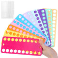 Embroidery Thread Organizer, 10 Colorful Portable with 20 Holes Each