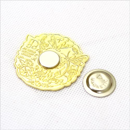 Awesome Pattern Studio Needle Minder Set - Dragonfly Magnetic Needle Minder + 2 Needle Threaders + Crane Scissors. Enamel Pin for Cross Stitch, Embroidery and Craft - size: Dragonfly Set #2