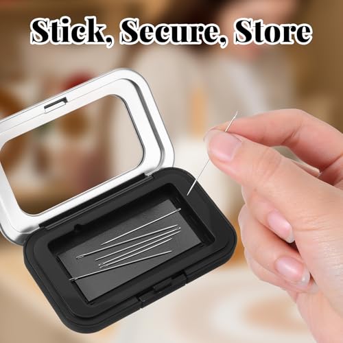 QFGasre Magnetic Needle Case Sewing Pin Storage Case,Needlepoint Accessory
