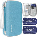 suzamed Insulin Cooler Travel Case, 2x150g Ice Pack TSA Approved,Sky Blue - color: Sky Blue