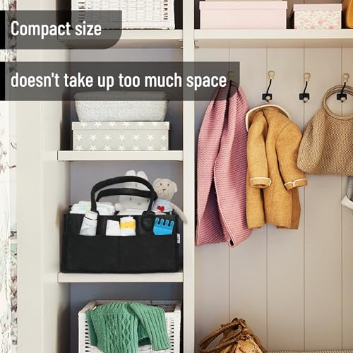 Mr. Pen- Baby Diaper Caddy Organizer, Black, Medium - color: Black, size: 1 Pack, Regular