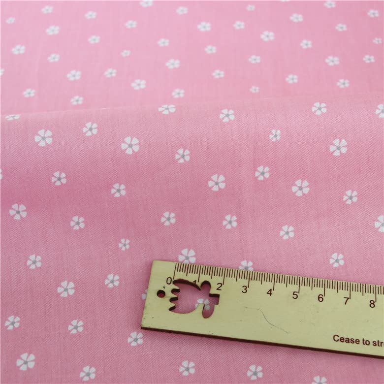Cotton Fabric DIY Making Supplies Quilting Patchwork Fabric Fat Quarter Bundles DIY for Quilting Cotton Patchwork Cushions (Peony, 20" x 20") - color: 7pcs Peony, size: 20" x 20"