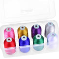 New brothread 8 Spools Embroidery Machine Thread with Box -Christmas Color - color: Christmas Color