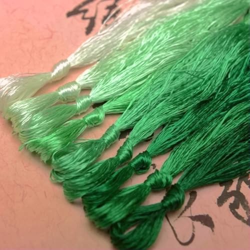 100% Mulberry Silk Embroidery Thread 9 Colors 110m Each (16) - color: 16