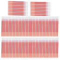 Pssopp Fabric Marker Pen Refills, Heat Erasable Smooth Writing Marking Supplies for Sewing Quilting Red Fabric 100 Pack