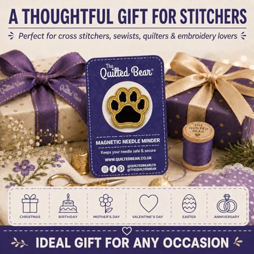 The Quilted Bear Magnetic Needle Minder, Small, Dog Paw - color: Dog Paw