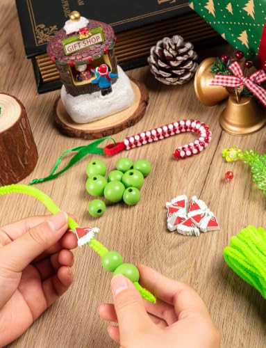 Christmas Crafts for Kids Adults Families, Christmas Beaded Ornament Kits