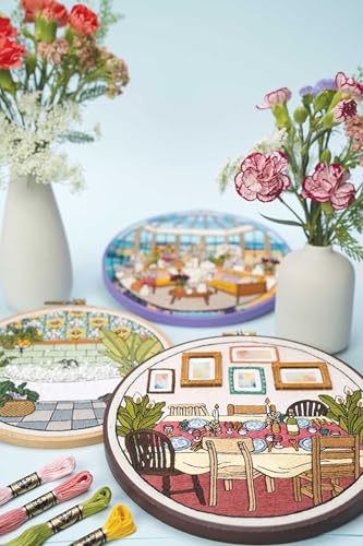 Embroidered Interiors: Stitch 11 Charming Spaces; Skill-Building Techniques