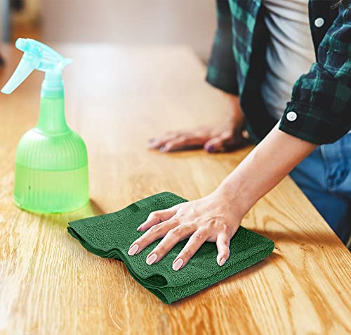 Utopia Towels Kitchen Bar Mops, 12 Pack, 16x19 in 100% Cotton, Hunter Green - color: Hunter Green, size: 12 Pack