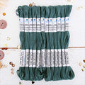 12 Skeins ThreadArt Cotton Embroidery Floss, Dark Antique Grey - color: Dark Antique Grey