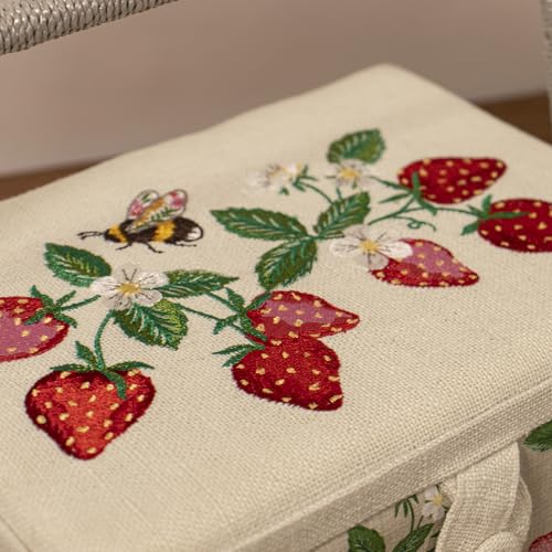 Hobby Gift Medium Sewing Box Organiser - color: Strawberries