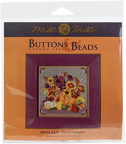 Mill Hill Counted Cross Stitch Floral PUM, Multi