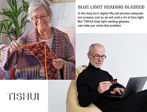 Round Reading Glasses for Women Men Blue Light Blocking Circular Readers Unisex Ultra Lightweight Circle Eyeglasses - color: 2 Pairs of Clear Reading Glasses