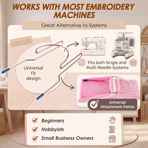 Sock Hoop for Embroidery Machine – 2 Adults + 1 Kid Embroidery Hoop Kit