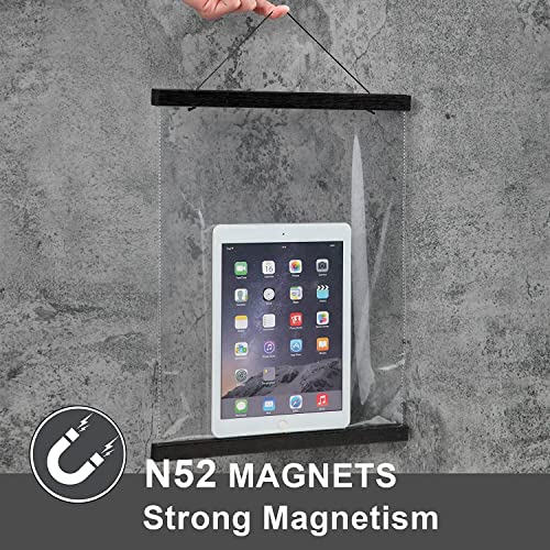 WITCOLOR Magnetic Poster Hanger Frame 28x22 28x20 28x40 Poster Frame 28 Inch Wide 1 Pack Magnetic Hanging Frame Black Wood 28" Wide Magnetic Poster Hanger Picture Frame - color: Teak Black, size: 28 Inch