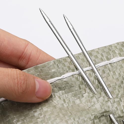 10" Professional Upholstery Needle 25cm Length 3mm Thickness, Big Eye Hand Sewing Needles for Stitching and Crafting Projects - style: 10 Inch X 1