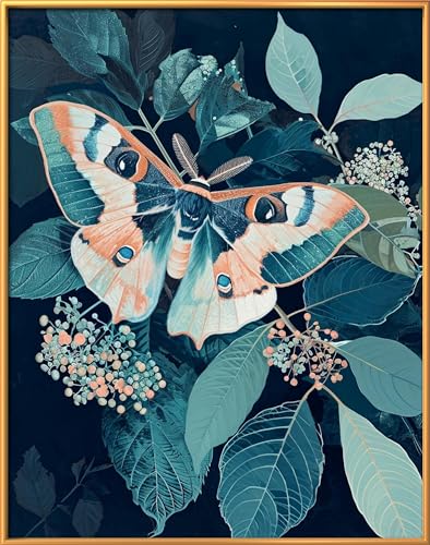 Leczany Cross Stitch Stamped Kits Patterns Craft Kit Needlepoint Full Range of Embroidery Starter Kits Beginners for DIY 11CT 3 Strands | Beautiful Butterfly 13.4×17.4 inches - color: 11CT Stamped kits,Beautiful Butterfly 13.4×17.4 inches